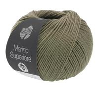 LANA GROSSA Merino Superiore | Pure, extrafeine Merinowolle waschmaschinenfest und filzfrei | Handstrickgarn aus 100% Schurwolle (Merino extrafein) | 50g Wolle zum Stricken & Häkeln | 180m Garn FB13