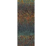Lana Grossa Merino Twister 15 - Türkisgrün/Senfgelb/Dunkelgrün/Ocker/REH-/ Schokobraun/Graugrün