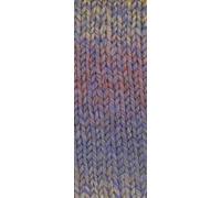 Lana Grossa Merino Twister 18 - Graullila/Grau/Gelb/Rosa/Rost/Veilchenblau