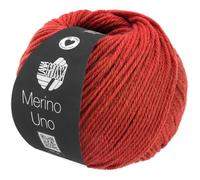 LANA GROSSA Merino Uno | Klassische Merinowolle mit Superwash-Ausrüstung | Handstrickgarn aus 100% Schurwolle (Merino) | 50g Wolle zum Stricken & Häkeln | 125m Garn FB79