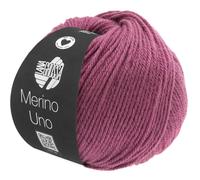 LANA GROSSA Merino Uno | Klassische Merinowolle mit Superwash-Ausrüstung | Handstrickgarn aus 100% Schurwolle (Merino) | 50g Wolle zum Stricken & Häkeln | 125m Garn FB17