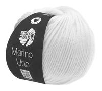 LANA GROSSA Merino Uno | Klassische Merinowolle mit Superwash-Ausrüstung | Handstrickgarn aus 100% Schurwolle (Merino) | 50g Wolle zum Stricken & Häkeln | 125m Garn FB1