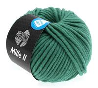 LANA GROSSA Mille II | Strapazierfähiges Mischgarn mit Merinowolle, waschmaschinenfest | Handstrickgarn aus 50% Schurwolle & 50% Acryl | 50g Wolle zum Stricken & Häkeln | 55m Garn FB87