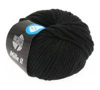 LANA GROSSA Mille II | Strapazierfähiges Mischgarn mit Merinowolle, waschmaschinenfest | Handstrickgarn aus 50% Schurwolle & 50% Acryl | 50g Wolle zum Stricken & Häkeln | 55m Garn FB15