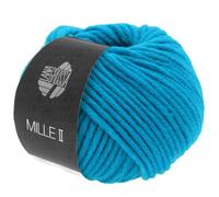 LANA GROSSA Mille II | Strapazierfähiges Mischgarn mit Merinowolle, waschmaschinenfest | Handstrickgarn aus 50% Schurwolle & 50% Acryl | 50g Wolle zum Stricken & Häkeln | 55m Garn FB62