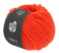 LANA GROSSA Mille II | Strapazierfähiges Mischgarn mit Merinowolle, waschmaschinenfest | Handstrickgarn aus 50% Schurwolle & 50% Acryl | 50g Wolle zum Stricken & Häkeln | 55m Garn FB158