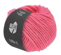 LANA GROSSA Mille II | Strapazierfähiges Mischgarn mit Merinowolle, waschmaschinenfest | Handstrickgarn aus 50% Schurwolle & 50% Acryl | 50g Wolle zum Stricken & Häkeln | 55m Garn FB 169