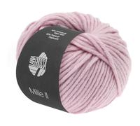 LANA GROSSA Mille II | Strapazierfähiges Mischgarn mit Merinowolle, waschmaschinenfest | Handstrickgarn aus 50% Schurwolle & 50% Acryl | 50g Wolle zum Stricken & Häkeln | 55m Garn FB59