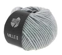 LANA GROSSA Mille II | Strapazierfähiges Mischgarn mit Merinowolle, waschmaschinenfest | Handstrickgarn aus 50% Schurwolle & 50% Acryl | 50g Wolle zum Stricken & Häkeln | 55m Garn FB43