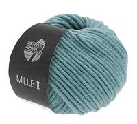 Lana Grossa Mille II, Farbe:146 - Blaugrün