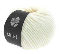 LANA GROSSA Mille II | Strapazierfähiges Mischgarn mit Merinowolle, waschmaschinenfest | Handstrickgarn aus 50% Schurwolle & 50% Acryl | 50g Wolle zum Stricken & Häkeln | 55m Garn FB17