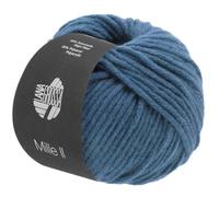 LANA GROSSA Mille II | Strapazierfähiges Mischgarn mit Merinowolle, waschmaschinenfest | Handstrickgarn aus 50% Schurwolle & 50% Acryl | 50g Wolle zum Stricken & Häkeln | 55m Garn FB124