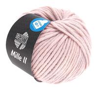 LANA GROSSA Mille II | Strapazierfähiges Mischgarn mit Merinowolle, waschmaschinenfest | Handstrickgarn aus 50% Schurwolle & 50% Acryl | 50g Wolle zum Stricken & Häkeln | 55m Garn FB83