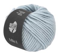 Lana Grossa MILLE II 50 g strapazierfähiges Mischgarn mit Merinowolle 55 m, Farbe:172 - Pastellblau