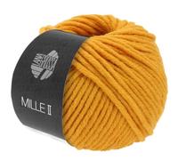 LANA GROSSA Mille II | Strapazierfähiges Mischgarn mit Merinowolle, waschmaschinenfest | Handstrickgarn aus 50% Schurwolle & 50% Acryl | 50g Wolle zum Stricken & Häkeln | 55m Garn FB130