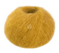 LANA GROSSA Mohair Moda | Klassisches Mohairgarn | Handstrickgarn aus 70% Mohair (Kid), 20% Schurwolle (Merino superfein) & 10% Polyamid | 50g Wolle zum Stricken & Häkeln | 140m Garn FB22