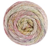 LANA GROSSA Mosaico | Locker verzwirntes Leinen-Viskosegarn mit Baumwollflammen und Streifendruck | Handstrickgarn aus 54% Baumwolle, Leinen & Viskose | 100g Wolle, Stricken & Häkeln | 270m Garn FB3