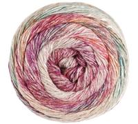 LANA GROSSA Mosaico | Locker verzwirntes Leinen-Viskosegarn mit Baumwollflammen und Streifendruck | Handstrickgarn aus 54% Baumwolle, Leinen & Viskose | 100g Wolle, Stricken & Häkeln | 270m Garn FB5