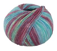 LANA GROSSA MW100 Seta Piano | Waschmaschinenfestes Sockengarn mit Seidenanteil | Handstrickgarn aus 55% Schurwolle (Merino), 25% Polyamid & 20% Seide | 100g Wolle zum Stricken & Häkeln | 420m Garn