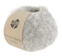 LANA GROSSA Natural Alpaca Lungo | Flauschgarn mit Baby Alpacafasern | Handstrickgarn aus 89% Alpaka (Baby) & 11% Polyamid | 50g Wolle zum Stricken & Häkeln | 190m Garn FB5