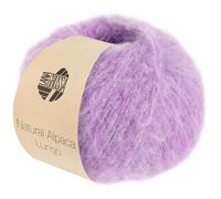 LANA GROSSA Natural Alpaca Lungo | Flauschgarn mit Baby Alpacafasern | Handstrickgarn aus 89% Alpaka (Baby) & 11% Polyamid | 50g Wolle zum Stricken & Häkeln | 190m Garn FB15