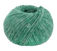 LANA GROSSA Natural Alpaca Pelo | Flauschige Netzgarnstruktur aus Baumwolle gefüllt mit Baby Alpakafasern und Merino Schurwolle | 50g Wolle zum Stricken & Häkeln | 125m Garn FB25