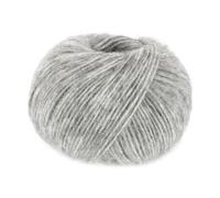 LANA GROSSA Natural Alpaca Pelo | Flauschige Netzgarnstruktur aus Baumwolle gefüllt mit Baby Alpakafasern und Merino Schurwolle | 50g Wolle zum Stricken & Häkeln | 125m Garn FB3