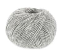 LANA GROSSA Natural Alpaca Pelo | Flauschige Netzgarnstruktur aus Baumwolle gefüllt mit Baby Alpakafasern und Merino Schurwolle | 50g Wolle zum Stricken & Häkeln | 125m Garn FB3