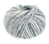 LANA GROSSA Natural Alpaca Pelo | Flauschige Netzgarnstruktur aus Baumwolle gefüllt mit Baby Alpakafasern und Merino Schurwolle | 50g Wolle zum Stricken & Häkeln | 125m Garn FB204