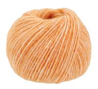 LANA GROSSA Natural Alpaca Pelo | Flauschige Netzgarnstruktur aus Baumwolle gefüllt mit Baby Alpakafasern und Merino Schurwolle | 50g Wolle zum Stricken & Häkeln | 125m Garn FB19