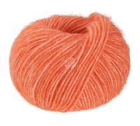 LANA GROSSA Natural Alpaca Pelo | Flauschige Netzgarnstruktur aus Baumwolle gefüllt mit Baby Alpakafasern und Merino Schurwolle | 50g Wolle zum Stricken & Häkeln | 125m Garn FB 31