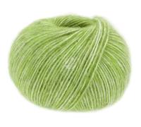 LANA GROSSA Natural Alpaca Pelo | Flauschige Netzgarnstruktur aus Baumwolle gefüllt mit Baby Alpakafasern und Merino Schurwolle | 50g Wolle zum Stricken & Häkeln | 125m Garn FB 33