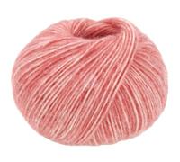 LANA GROSSA Natural Alpaca Pelo | Flauschige Netzgarnstruktur aus Baumwolle gefüllt mit Baby Alpakafasern und Merino Schurwolle | 50g Wolle zum Stricken & Häkeln | 125m Garn FB16