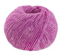 LANA GROSSA Natural Alpaca Pelo | Flauschige Netzgarnstruktur aus Baumwolle gefüllt mit Baby Alpakafasern und Merino Schurwolle | 50g Wolle zum Stricken & Häkeln | 125m Garn FB29