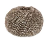 Lana Grossa Natural Alpaca Pelo 08 - Dunkelbraun meliert