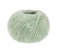 LANA GROSSA Natural Alpaca Pelo | Flauschige Netzgarnstruktur aus Baumwolle gefüllt mit Baby Alpakafasern und Merino Schurwolle | 50g Wolle zum Stricken & Häkeln | 125m Garn FB14