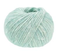 LANA GROSSA Natural Alpaca Pelo | Flauschige Netzgarnstruktur aus Baumwolle gefüllt mit Baby Alpakafasern und Merino Schurwolle | 50g Wolle zum Stricken & Häkeln | 125m Garn FB18