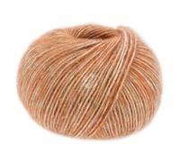 LANA GROSSA Natural Alpaca Pelo | Flauschige Netzgarnstruktur aus Baumwolle gefüllt mit Baby Alpakafasern und Merino Schurwolle | 50g Wolle zum Stricken & Häkeln | 125m Garn FB10
