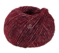 LANA GROSSA Natural Alpaca Pelo | Flauschige Netzgarnstruktur aus Baumwolle gefüllt mit Baby Alpakafasern und Merino Schurwolle | 50g Wolle zum Stricken & Häkeln | 125m Garn FB 30