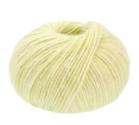LANA GROSSA Natural Alpaca Pelo | Flauschige Netzgarnstruktur aus Baumwolle gefüllt mit Baby Alpakafasern und Merino Schurwolle | 50g Wolle zum Stricken & Häkeln | 125m Garn FB20