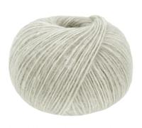 LANA GROSSA Natural Alpaca Pelo | Flauschige Netzgarnstruktur aus Baumwolle gefüllt mit Baby Alpakafasern und Merino Schurwolle | 50g Wolle zum Stricken & Häkeln | 125m Garn FB 36