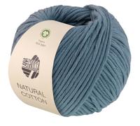 LANA GROSSA Natural Cotton Gots | Bio-Baumwollgarn in Millefili- Zwirnung | Handstrickgarn aus 100% Baumwolle (Bio) | 50g Wolle zum Stricken & Häkeln | 80m Garn FB-13