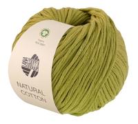 LANA GROSSA Natural Cotton Gots | Bio-Baumwollgarn in Millefili- Zwirnung | Handstrickgarn aus 100% Baumwolle (Bio) | 50g Wolle zum Stricken & Häkeln | 80m Garn FB-4