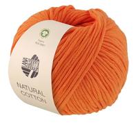 LANA GROSSA Natural Cotton Gots | Bio-Baumwollgarn in Millefili- Zwirnung | Handstrickgarn aus 100% Baumwolle (Bio) | 50g Wolle zum Stricken & Häkeln | 80m Garn