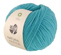 LANA GROSSA Natural Cotton Gots | Bio-Baumwollgarn in Millefili- Zwirnung | Handstrickgarn aus 100% Baumwolle (Bio) | 50g Wolle zum Stricken & Häkeln | 80m Garn