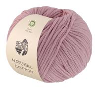 LANA GROSSA Natural Cotton Gots | Bio-Baumwollgarn in Millefili- Zwirnung | Handstrickgarn aus 100% Baumwolle (Bio) | 50g Wolle zum Stricken & Häkeln | 80m Garn