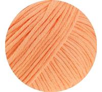 LANA GROSSA Natural Cotton Gots | Bio-Baumwollgarn in Millefili- Zwirnung | Handstrickgarn aus 100% Baumwolle (Bio) | 50g Wolle zum Stricken & Häkeln | 80m Garn FB 23