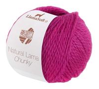 LANA GROSSA Natural Lama Chunky | Voluminöses Garn aus feinen Baby-Lama Fasern | Handstrickgarn aus 100% Lama (Baby) | 50g Wolle zum Stricken & Häkeln | 70m Garn FB3