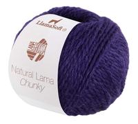 LANA GROSSA Natural Lama Chunky | Voluminöses Garn aus feinen Baby-Lama Fasern | Handstrickgarn aus 100% Lama (Baby) | 50g Wolle zum Stricken & Häkeln | 70m Garn FB6
