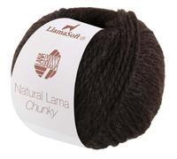 LANA GROSSA Natural Lama Chunky | Voluminöses Garn aus feinen Baby-Lama Fasern | Handstrickgarn aus 100% Lama (Baby) | 50g Wolle zum Stricken & Häkeln | 70m Garn FB16